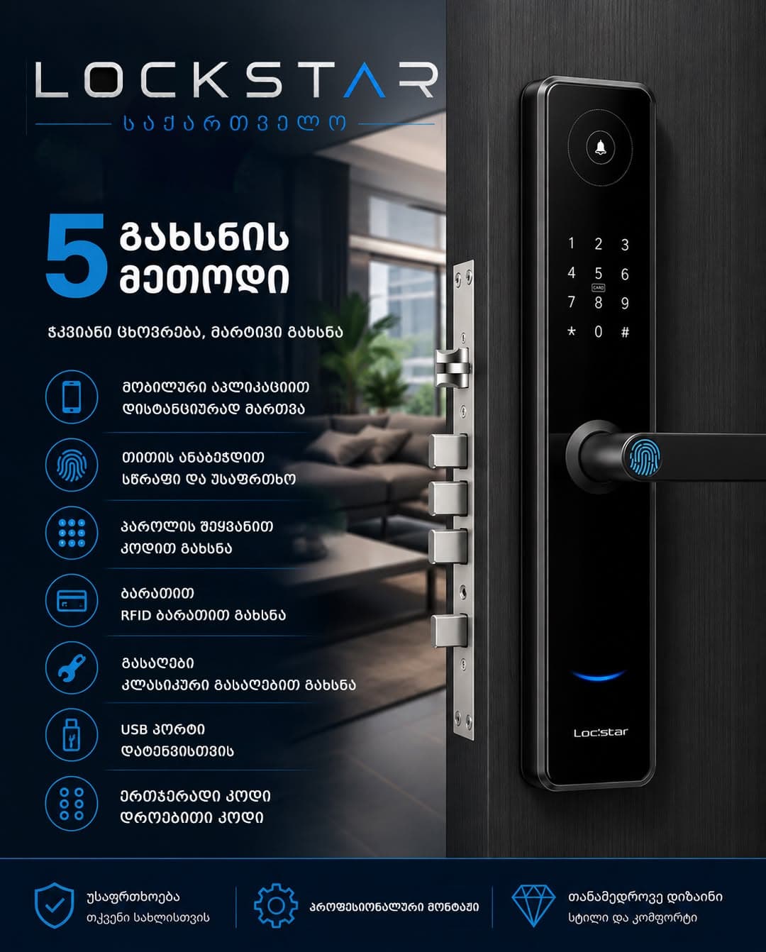 Lockstar smart lock